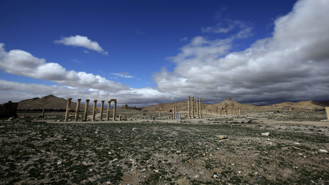 Palmyra Syria AFP