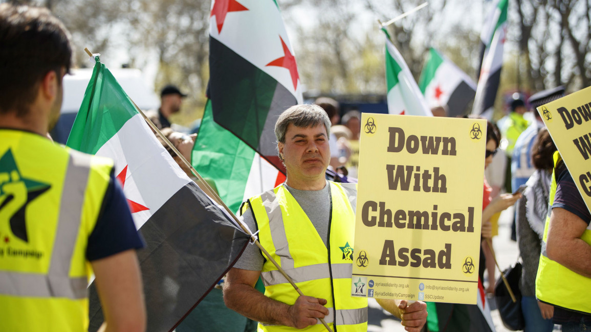 Assad chemical attack [Anadolu]