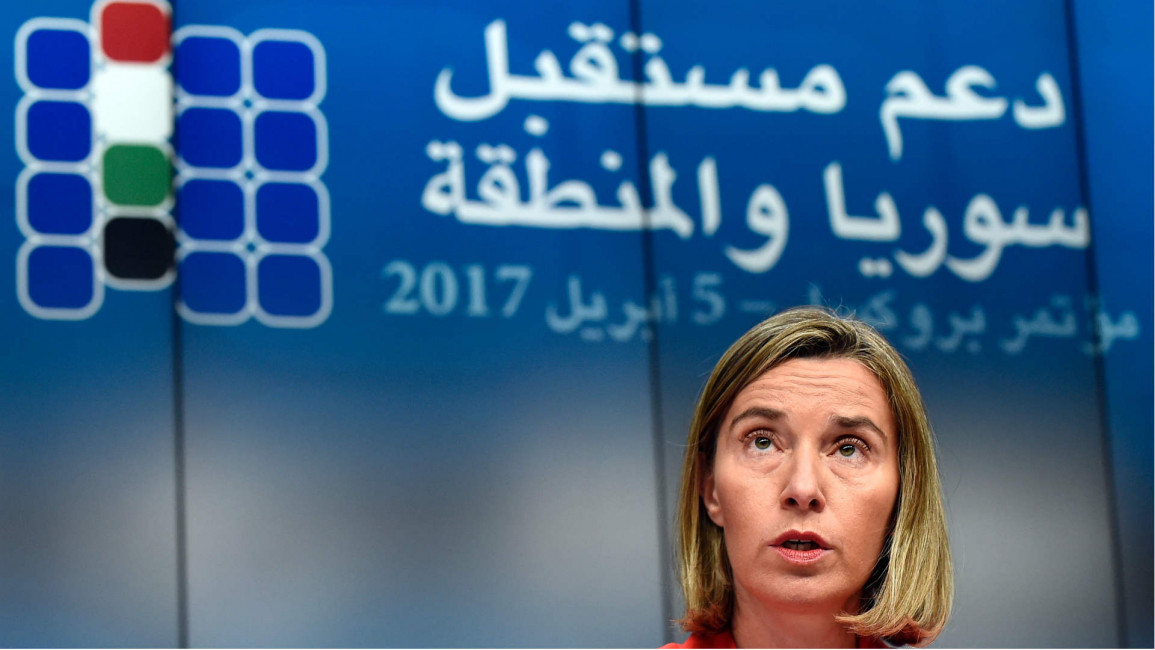 Mogherini EU Syria talks - Getty