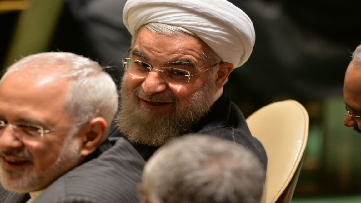 Rouhani and Zarif - AFP