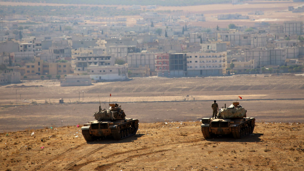 Turkish forces Kobani