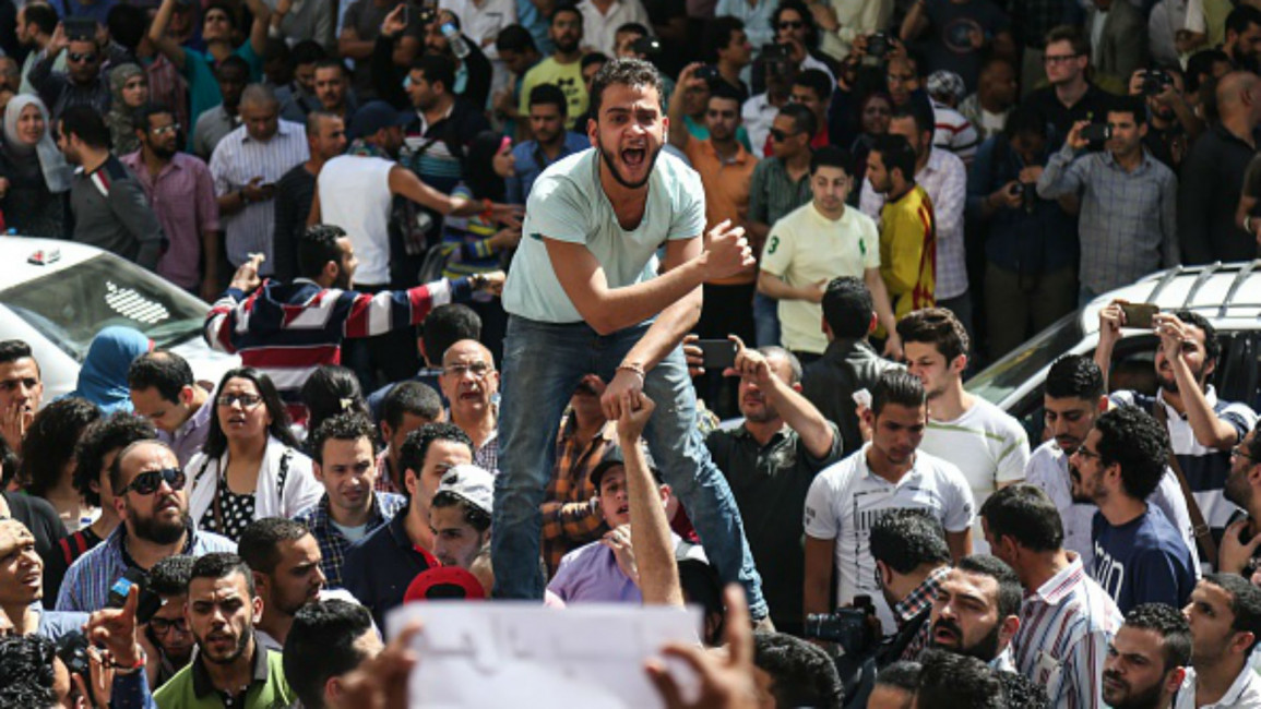 Egypt's Press Syndicate protests [Anadolu]