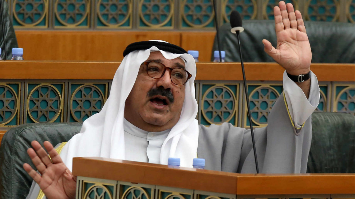 Kuwaiti defence minister Sheikh Nasser Sabah al-Ahmad