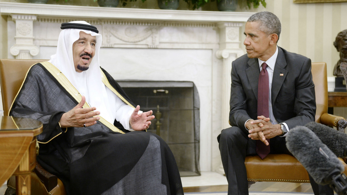 Saudi King Obama - Getty