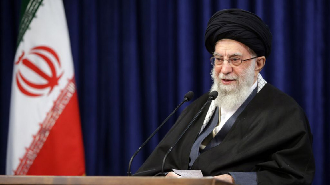 Khamenei delivers speech [Getty]