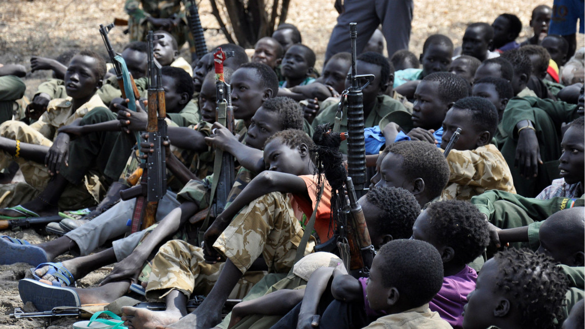 South Sudan Child Soldiers