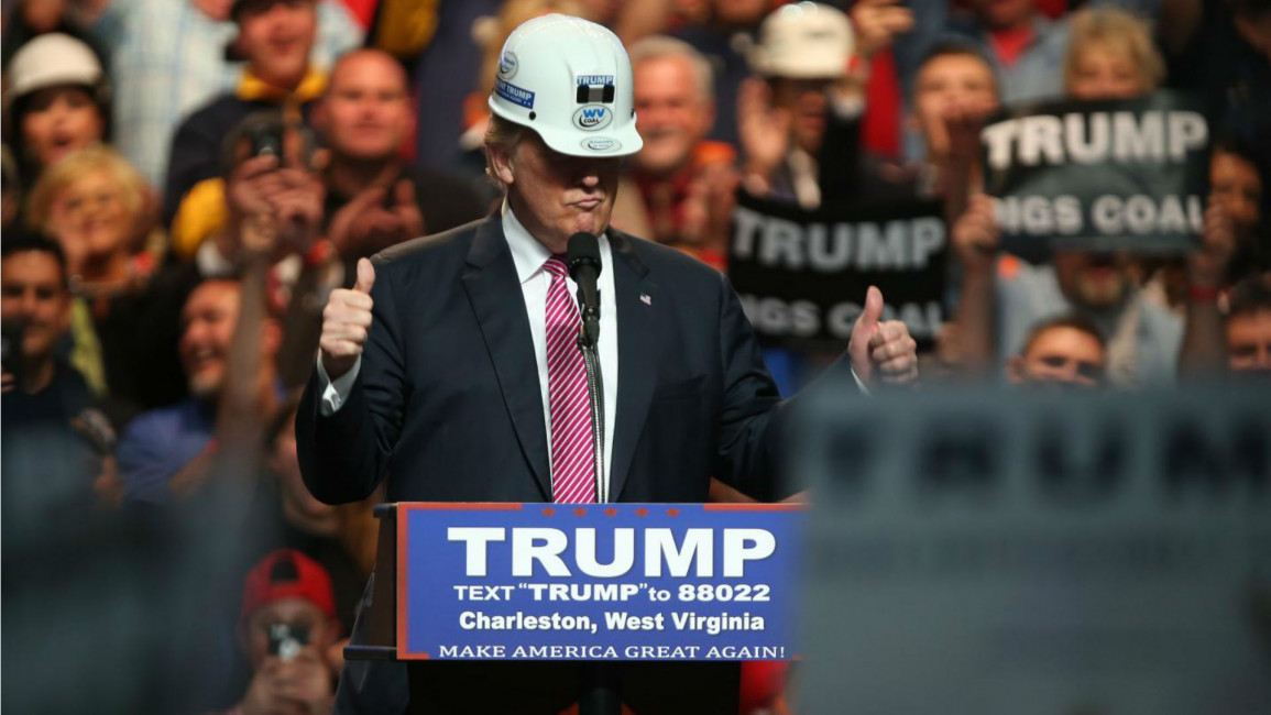 Trump at a coal rally