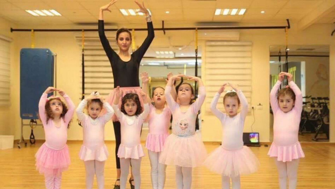 Rewan Younis trained some young dancers
