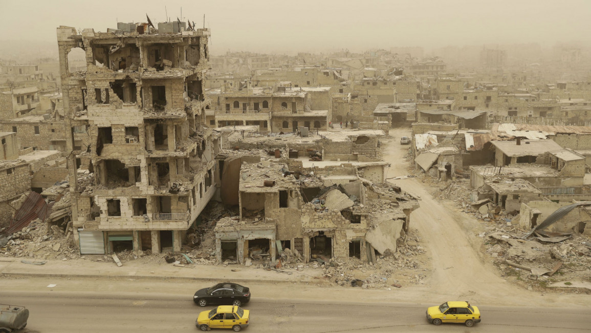 Syria destruction AFP