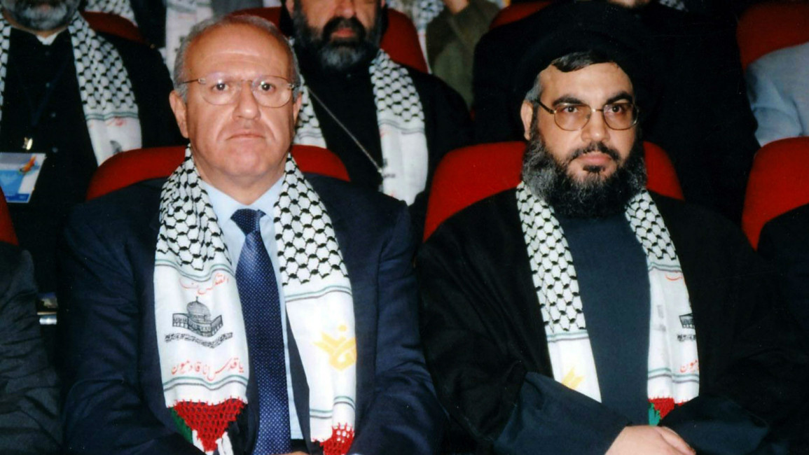 Michel Samaha Nasrallah AFP