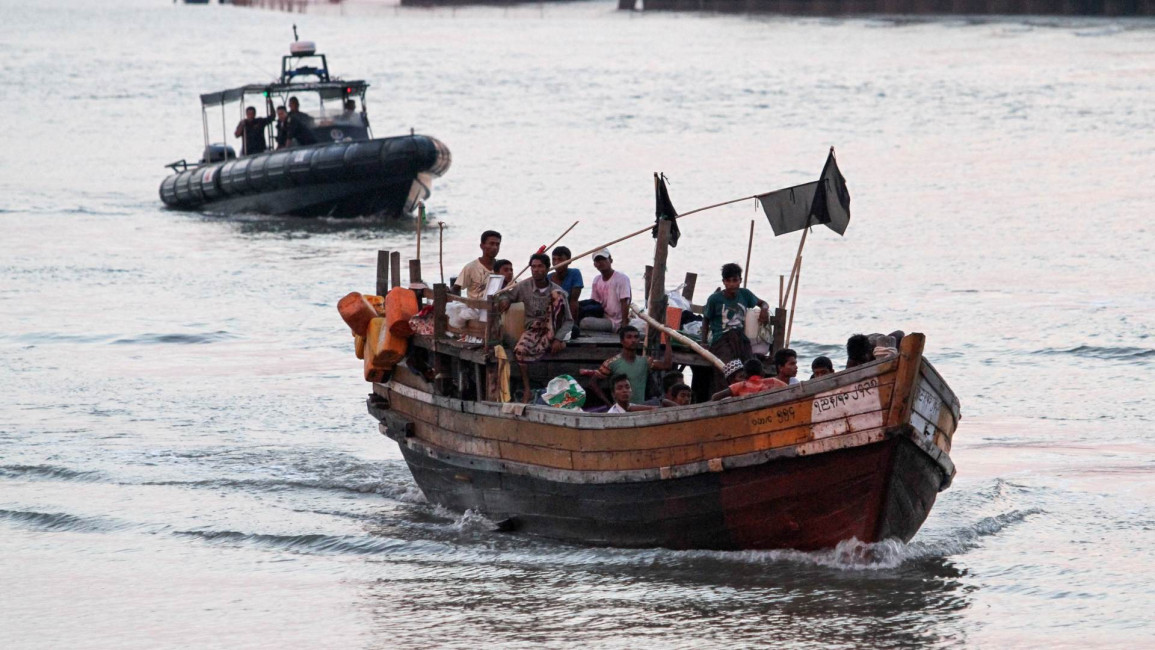 Rohingya boat - Getty
