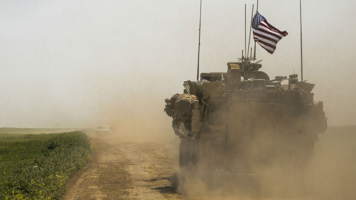 US tank Syria - Getty