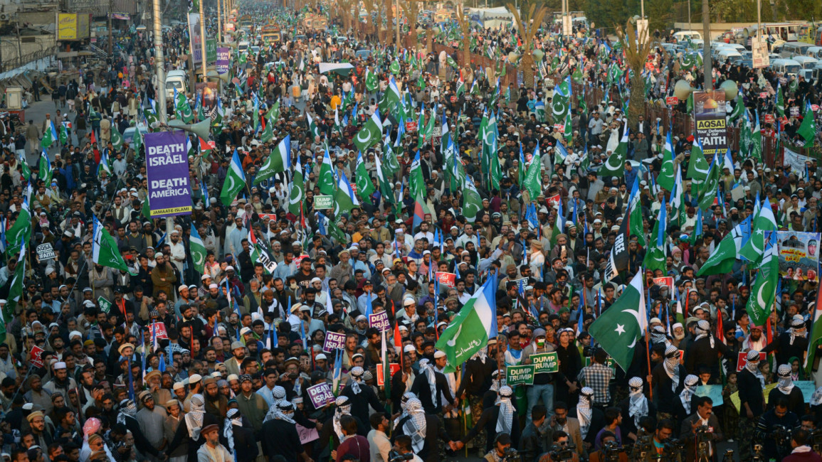 pakistan jerusalem protest trump getty