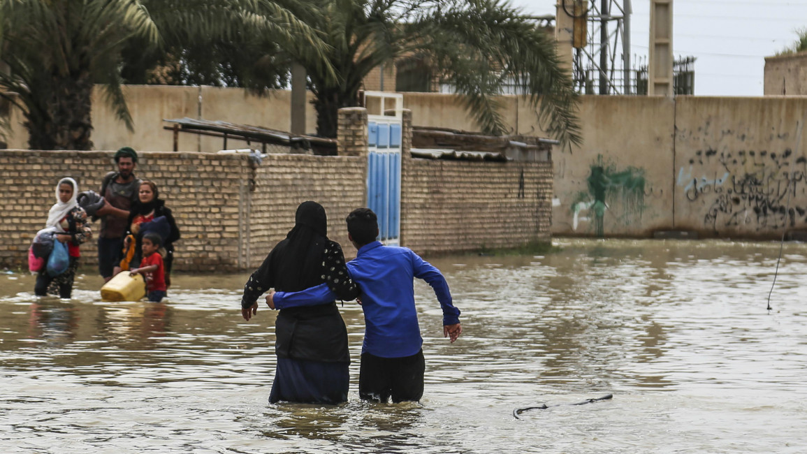 Iran floods -- AFP