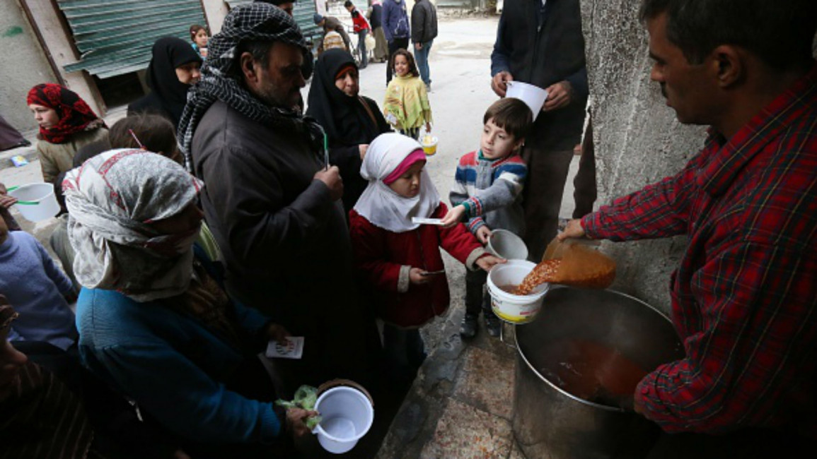 Starvation in Syria [AFP]