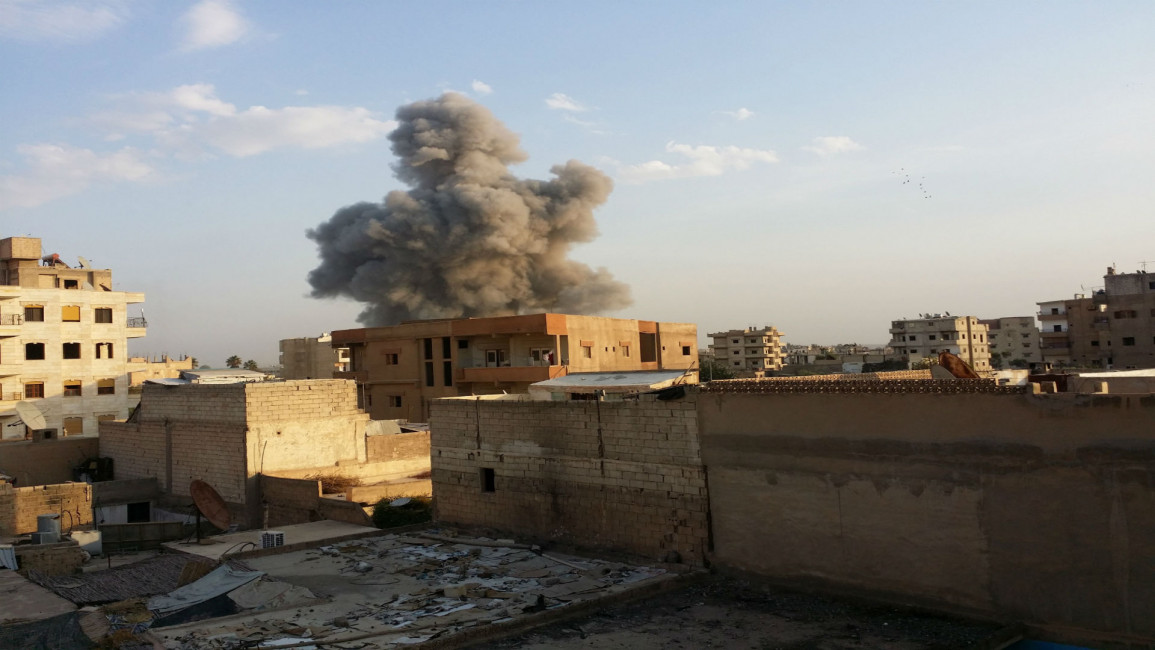 Raqqa airstrike Anadolu