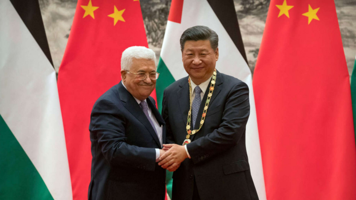 Abbas in China - AFP