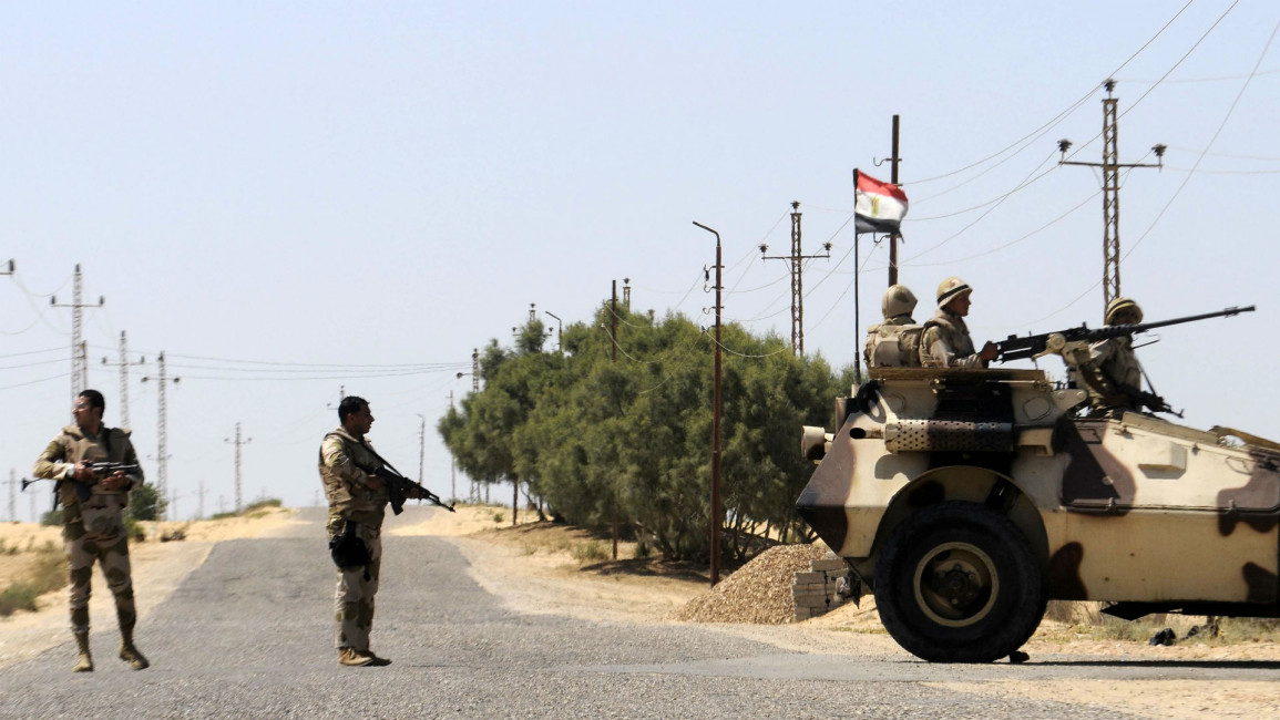 Egypt army Sinai