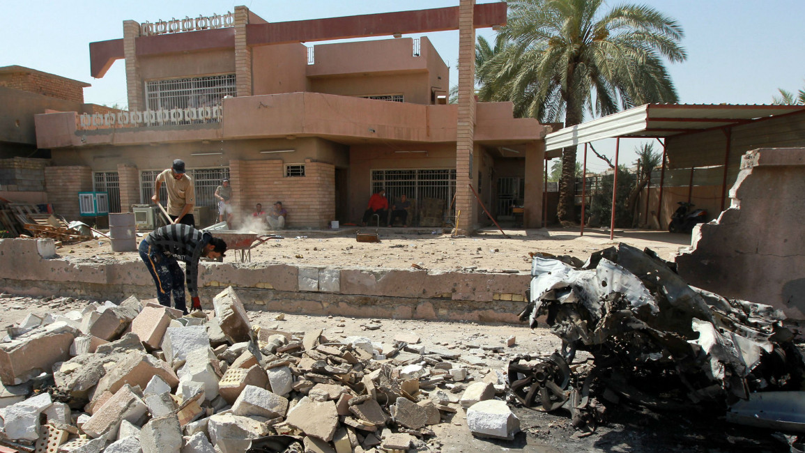 Baghdad neighbourhoods targeted by suicide bombers