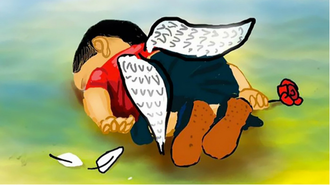 Aylan Kurdi cartoon