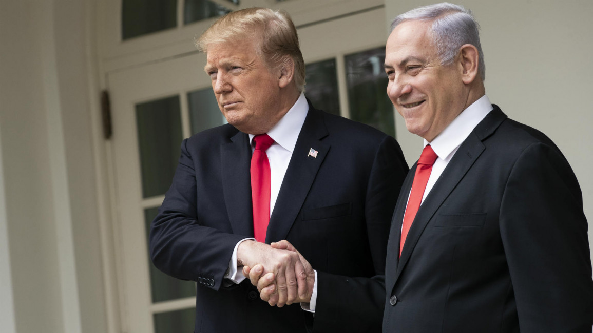 Donald Trump and Benjamin Netanyahu 