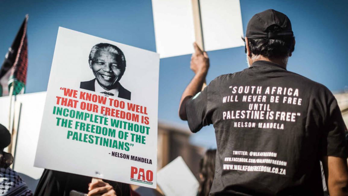 SA Palestinian solidarity - AFP 