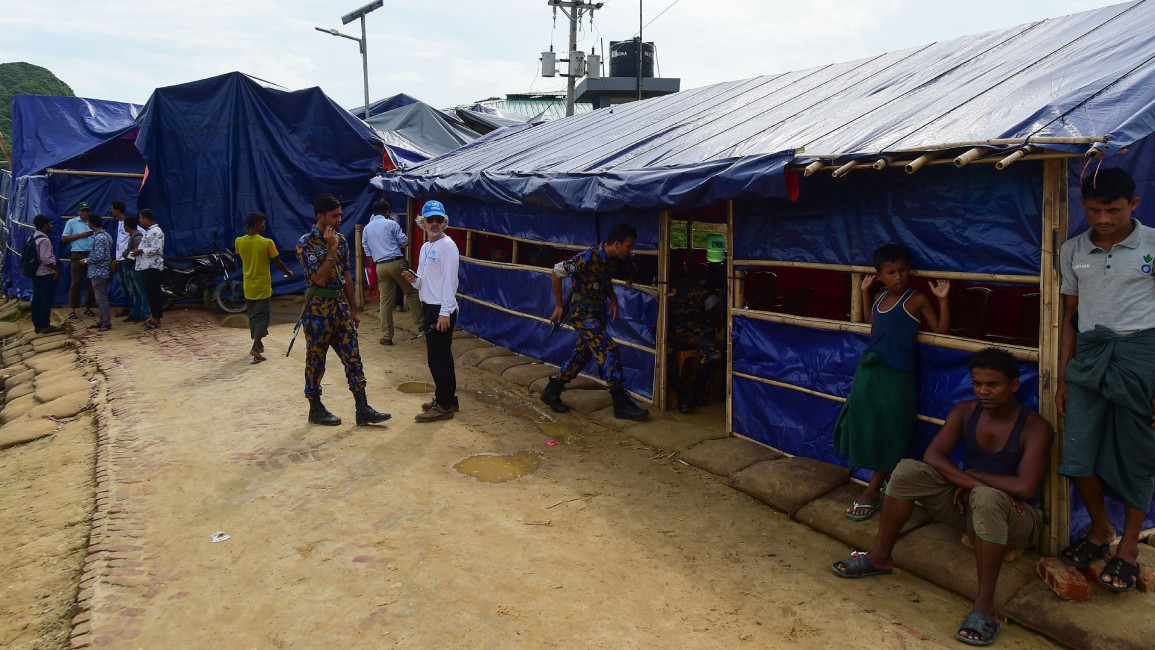 UN in Rohingya refugee camp