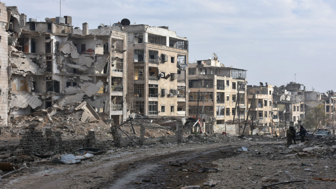 Syria destruction AFP
