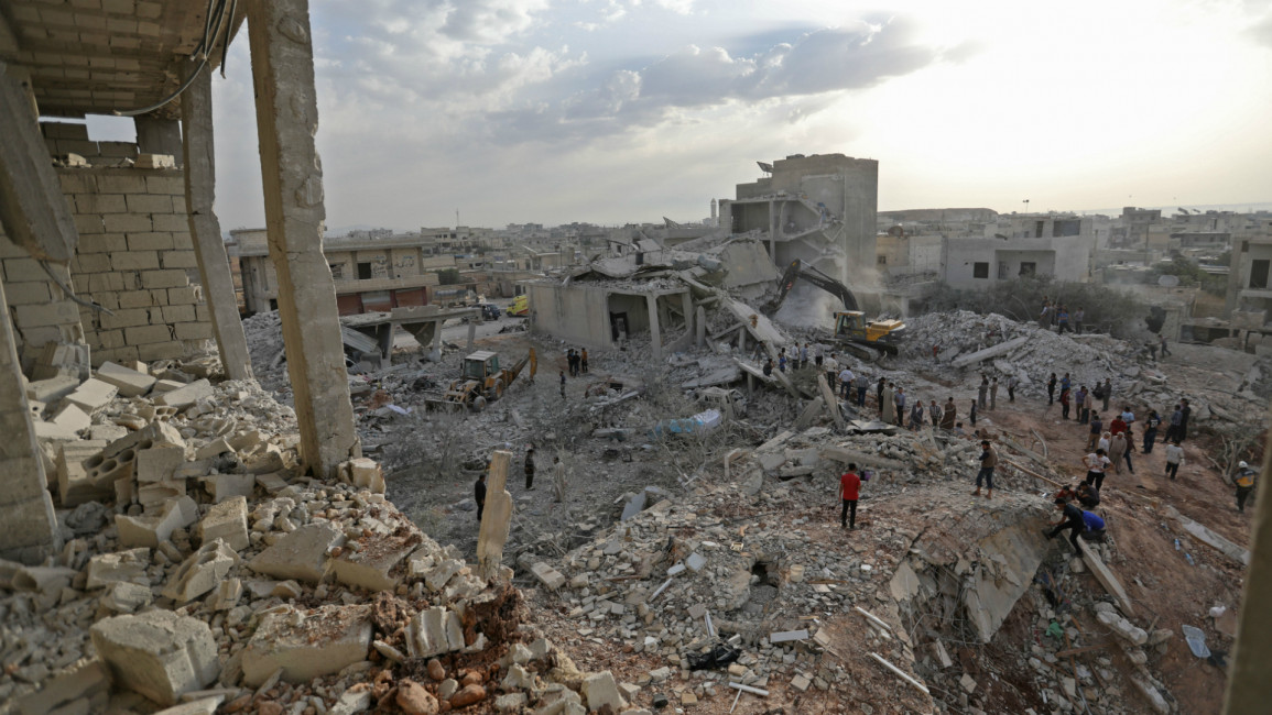 syria destruction [getty]