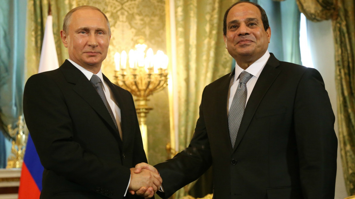 Sisi and Putin - Getty