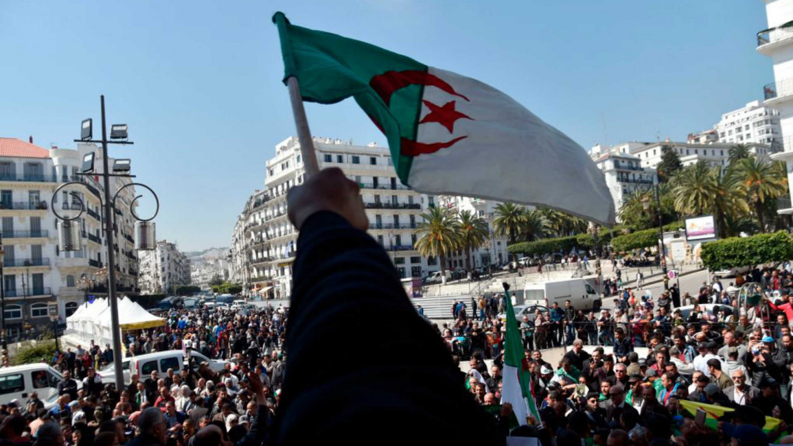 Algerians celebrate - Getty