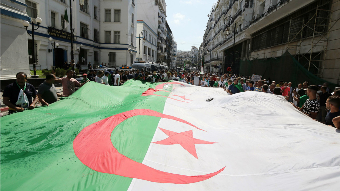 Algeria protests -- Getty