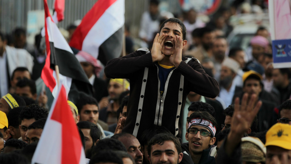 yemen 3 anniversary revolution AFP