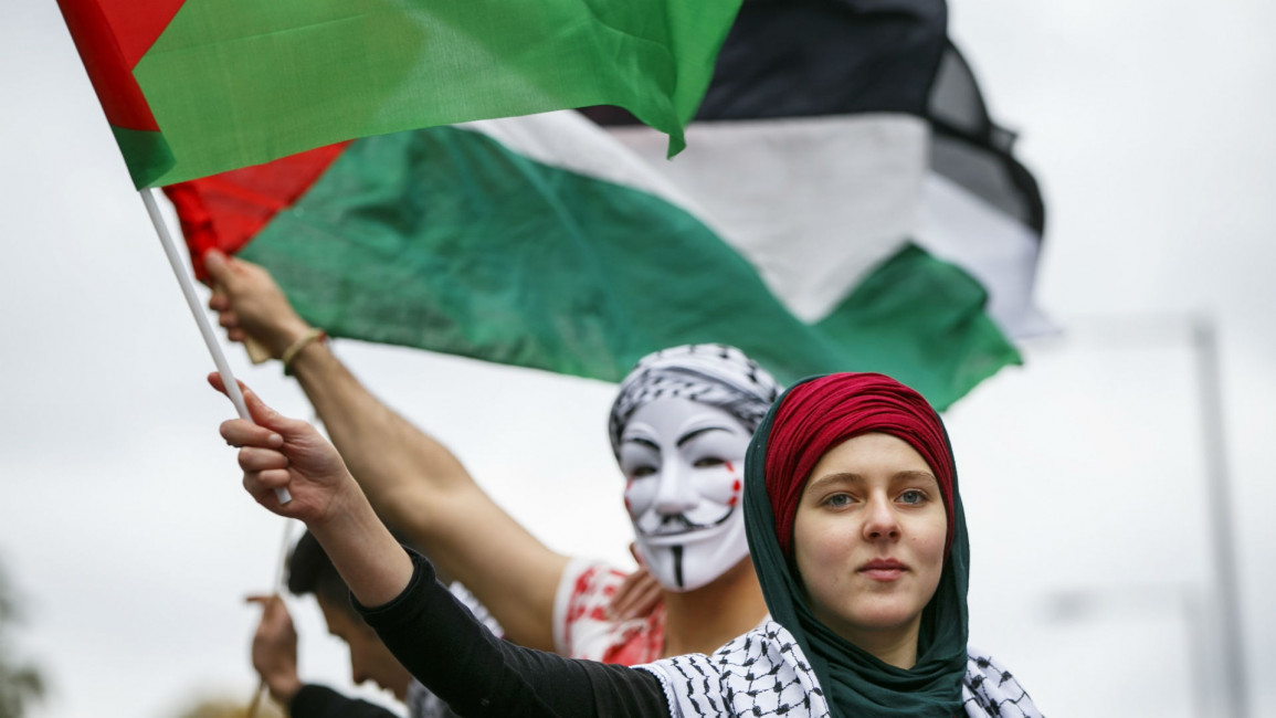 UK Palestine protest london Getty