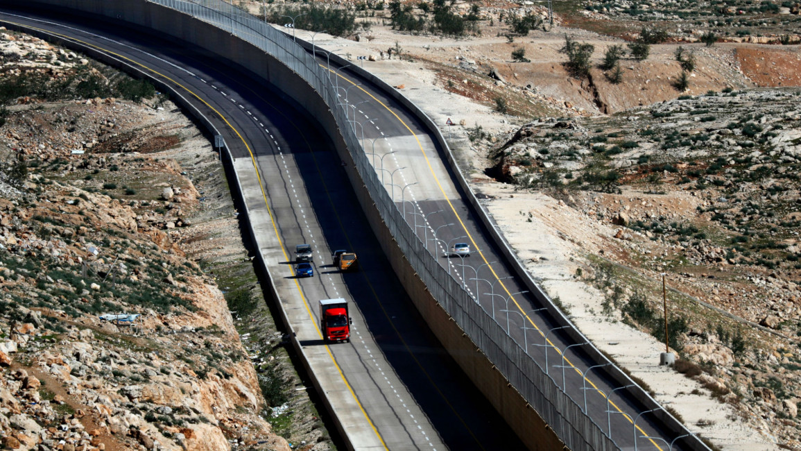 Israeli Apartheid road Jerusalem - Getty