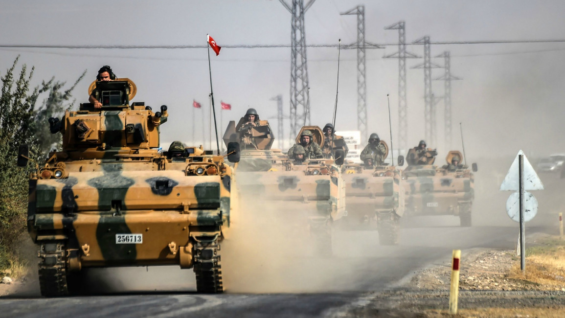 Turkish tanks in Syria - Anadolu