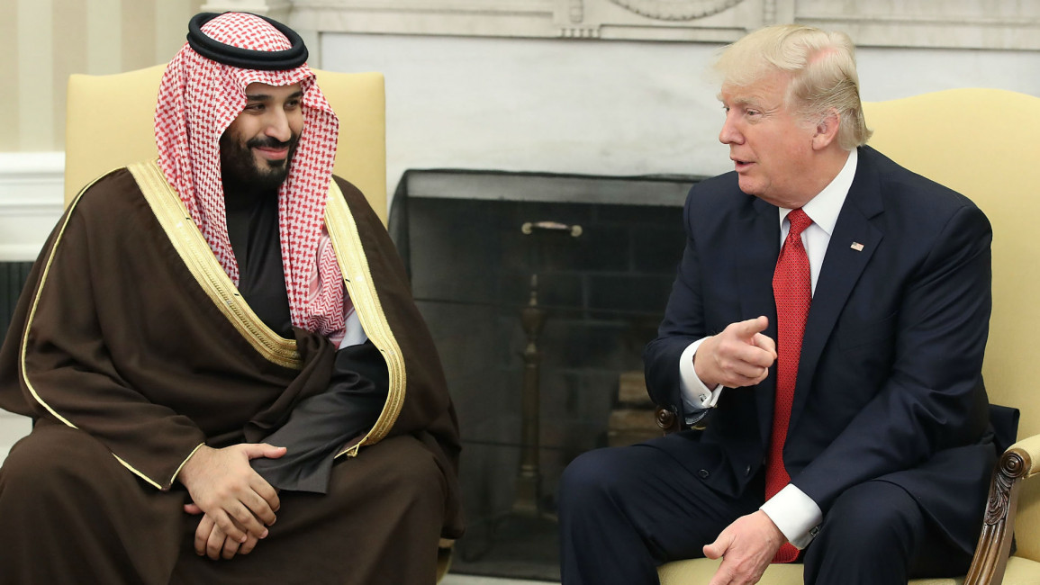 MbS and Trump [Getty]