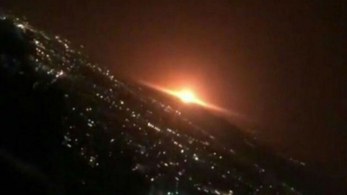 Iran explosion [Twitter]