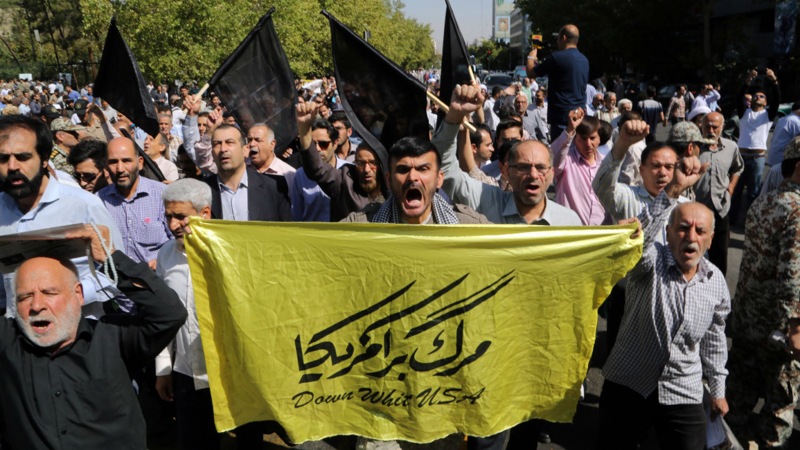 Iran protest Saudi - AFP