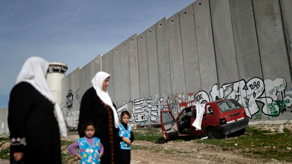 West Bank Wall AFP