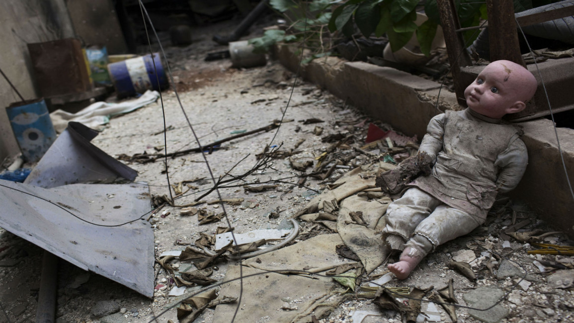 Toy smuggler Aleppo AFP