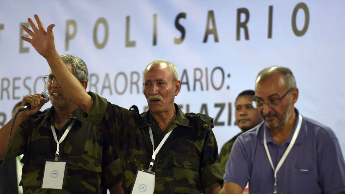 Polisario delegation [AFP]