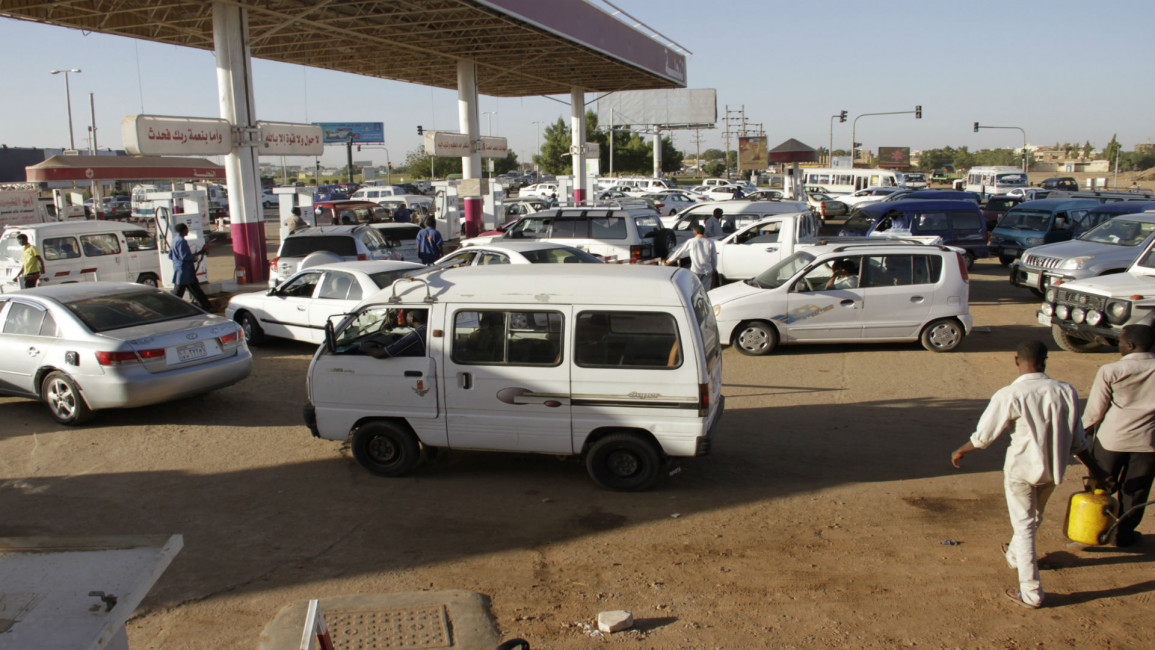 Sudan fuel shortage AFP