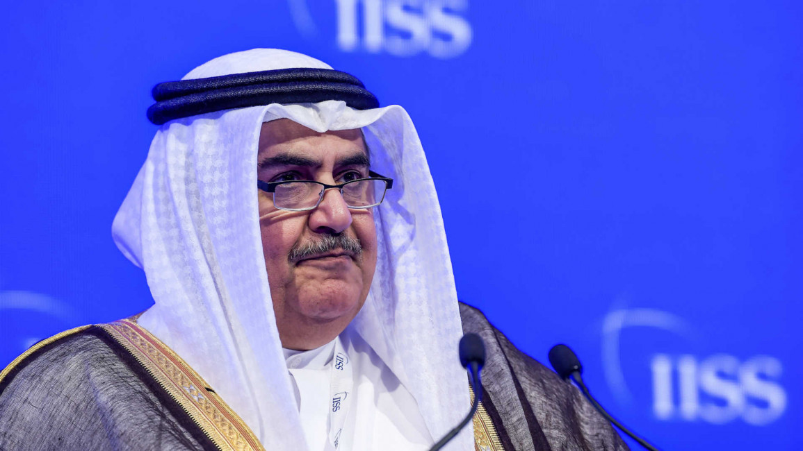 Khalid bin Ahmed al-Khalifa - AFP