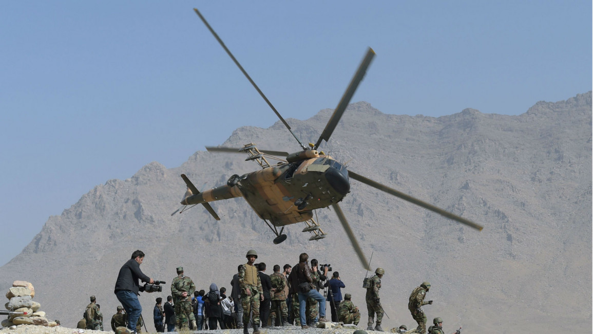 Afghanistan helicopter AFP