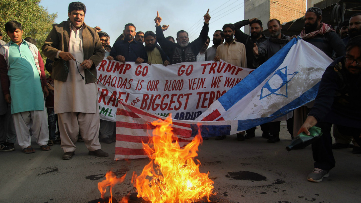 Pakistan protests Jerusalem