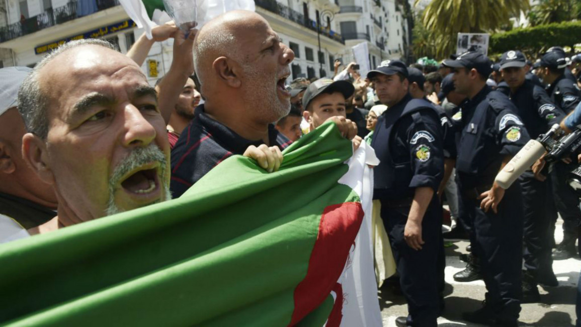 Algerian protests  - AFP