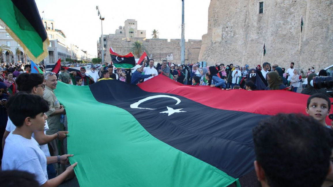 Libya Flag Anadolu/Getty