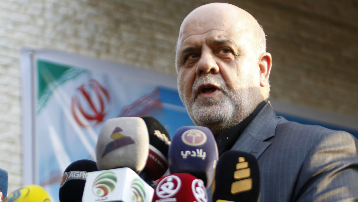Iranian ambassador in Iraq Iraj Masjedi -- AFP