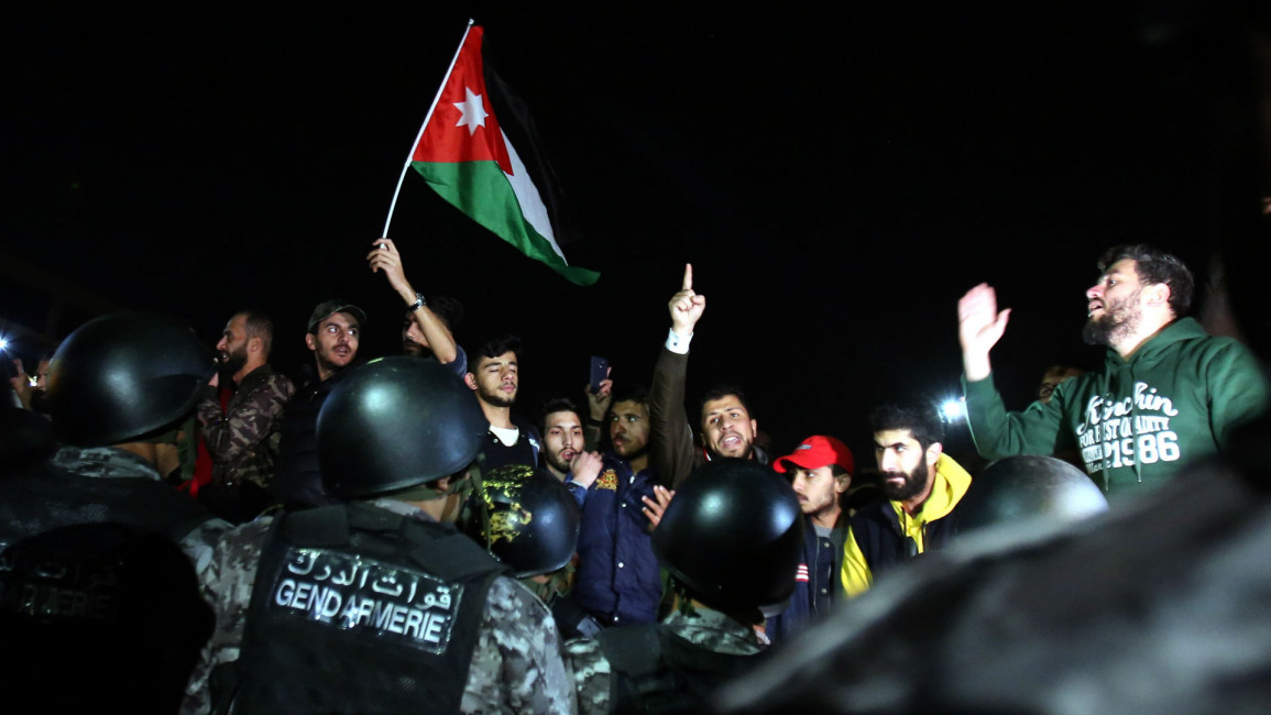 Jordan protests - Getty